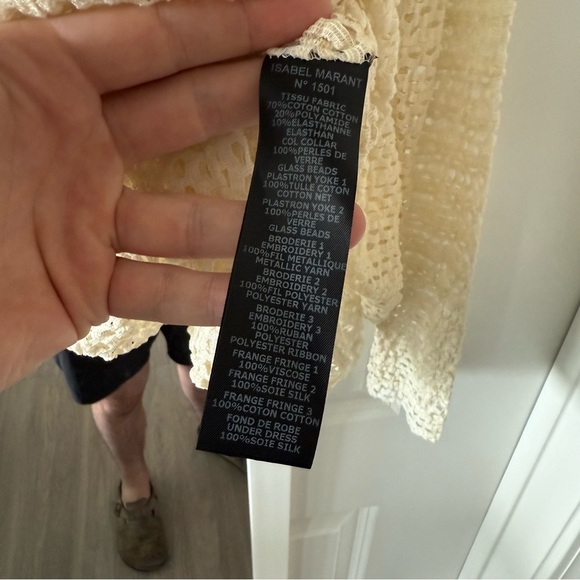 Isabel Marant Fringe Crochet Knit Dress | Size 1 (Small) - Picture 7 of 8